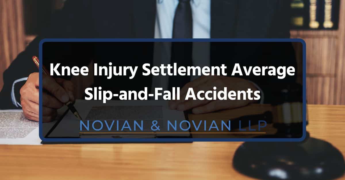 Knee Injury Settlement Average - Slip-and-Fall Accidents