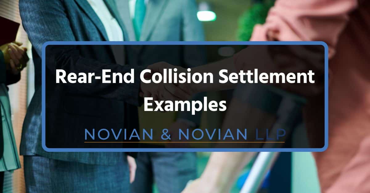 Rear-End Collision Settlement Examples Rear-end Collision Settlement Examples