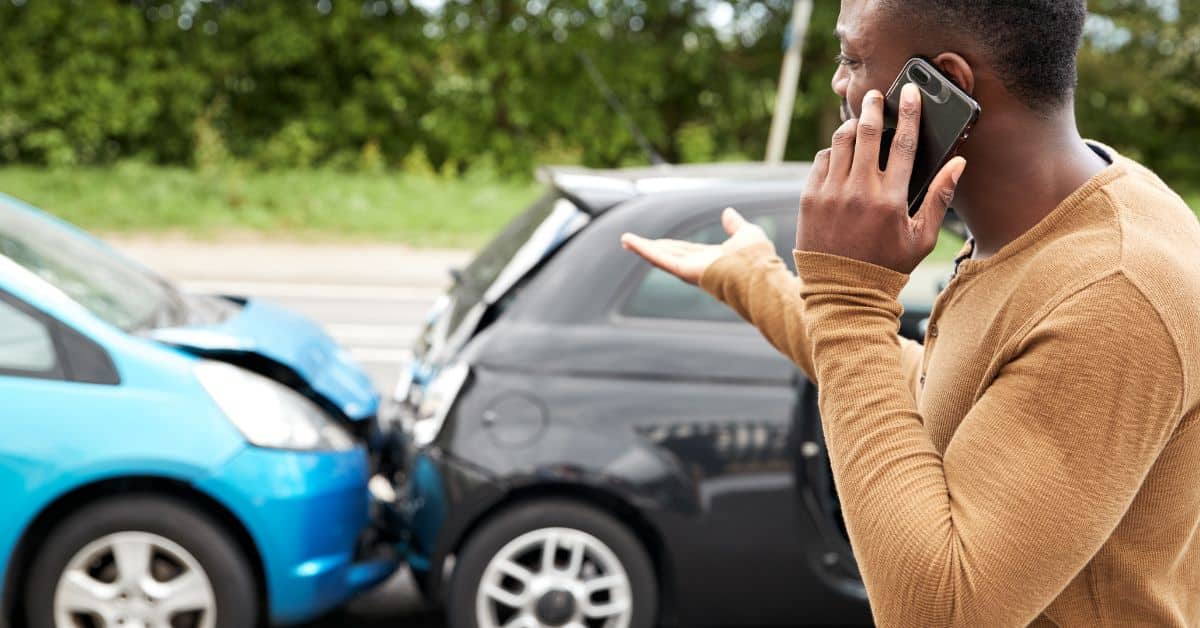 Rear-end accident